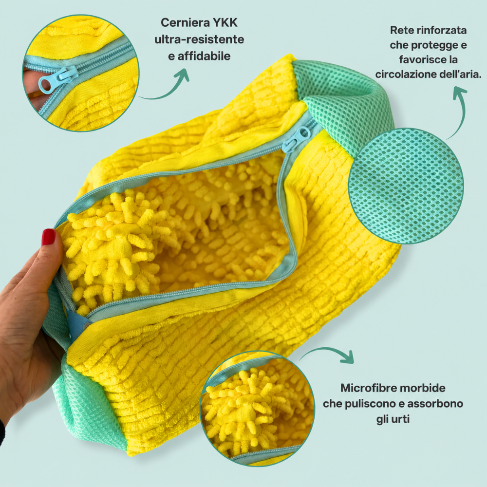 ZenWash™ | Sacco Protettivo per Lavare le Scarpe in Lavatrice